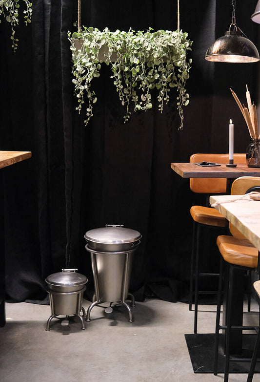 Trademark Living Klapp pedalspand shiny - S