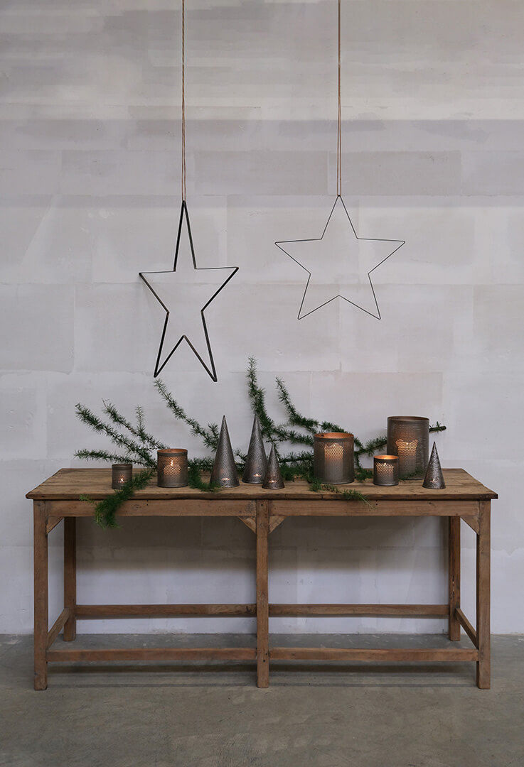 Trademark Living Stjerne med lædersnor - XL
