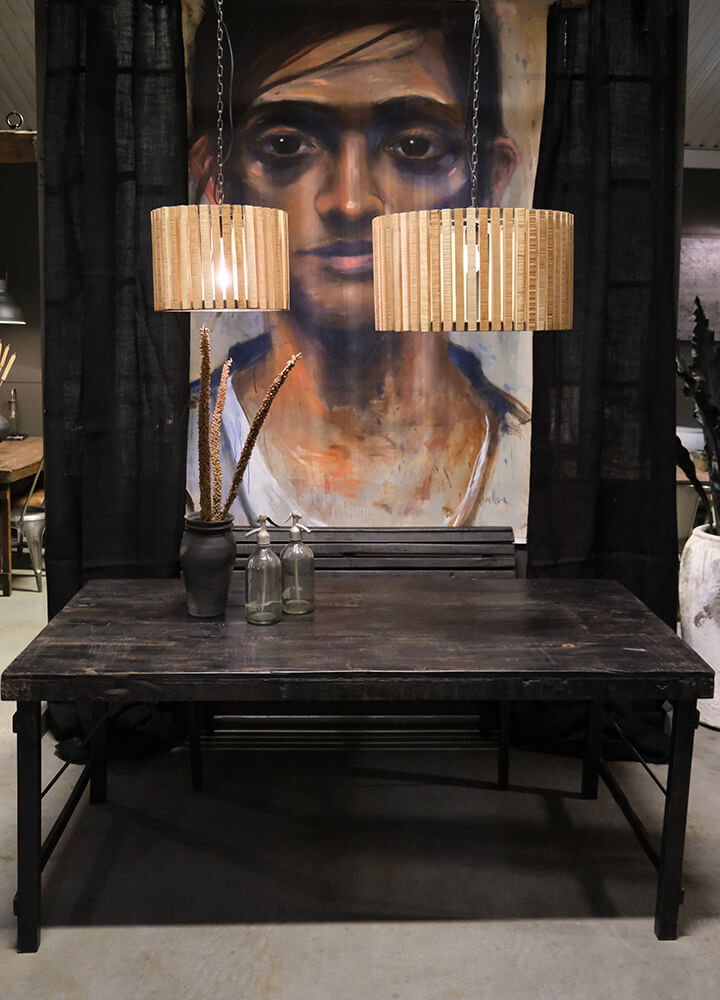 Trademark Living Bænk med lameller