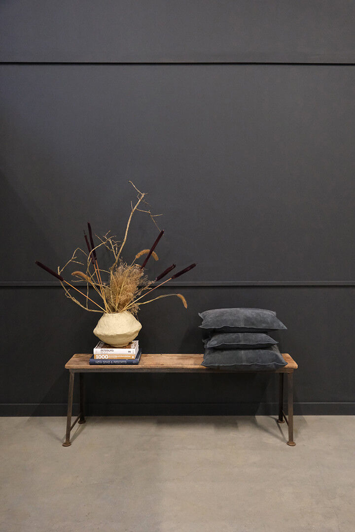 Trademark Living Logan pudebetræk grå - M