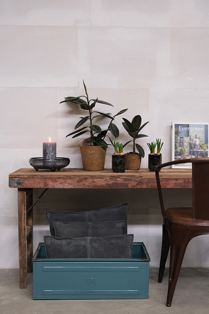 Trademark Living Logan pudebetræk grå - M