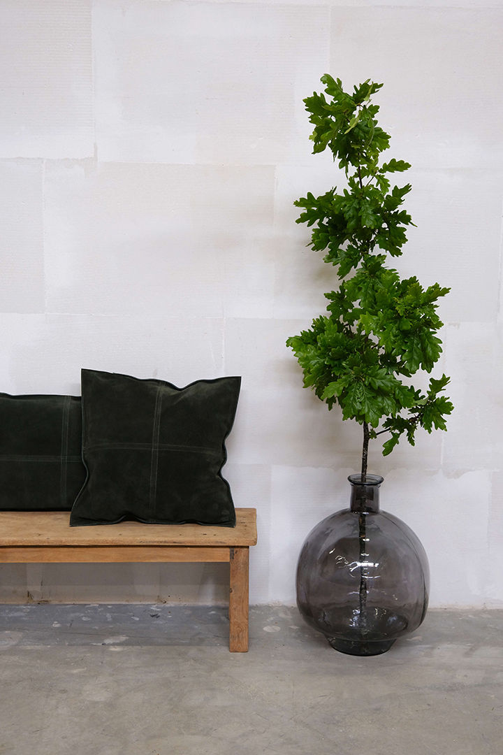 Trademark Living Logan pudebetræk mørkegrøn - M