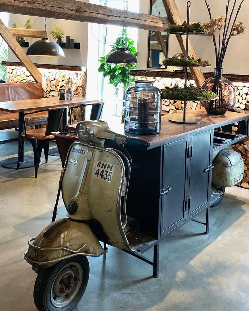 Trademark Living Nali Scooterdisk med god opbevaring