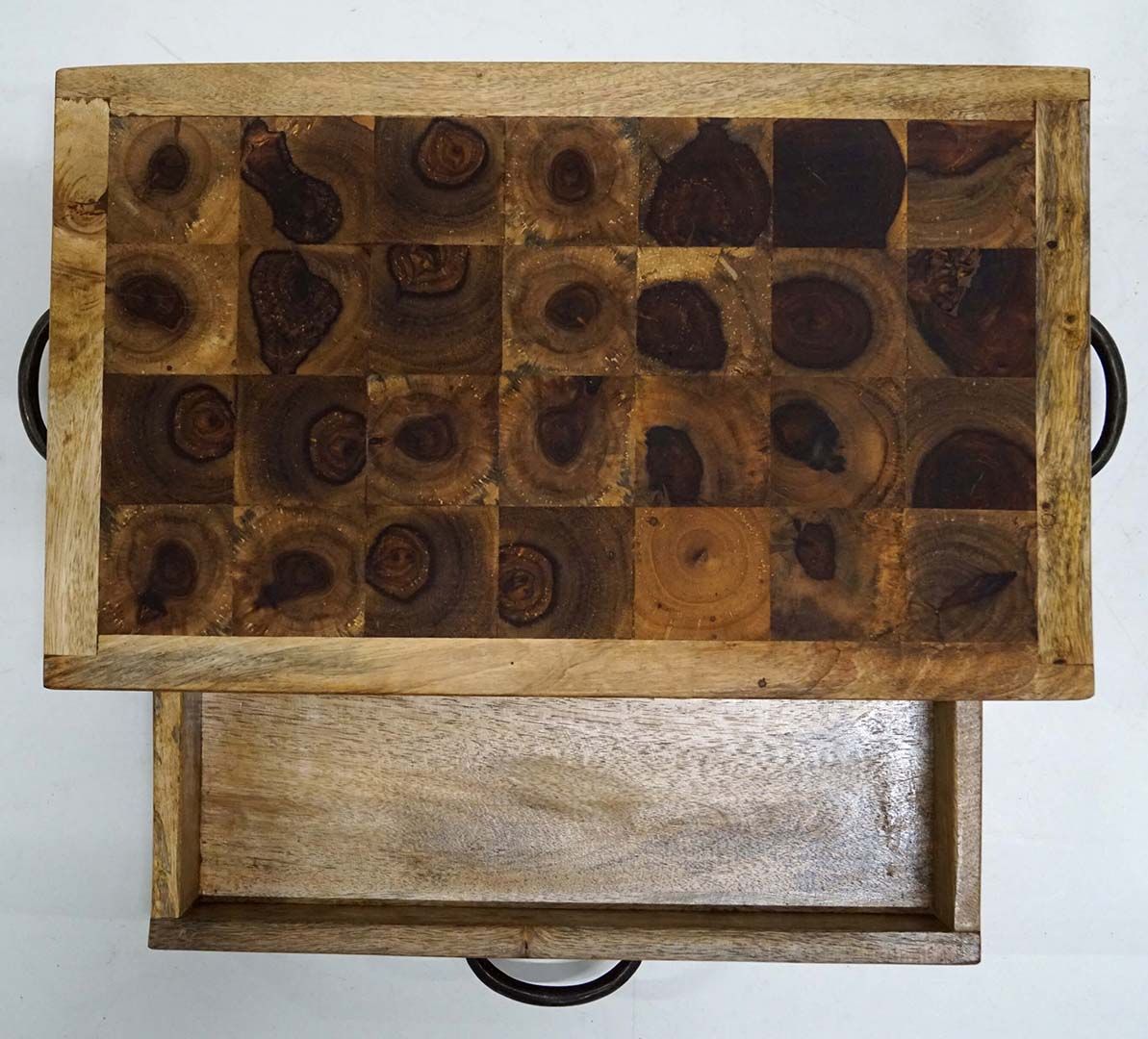 Trademark Living Food træbræt med skuffe