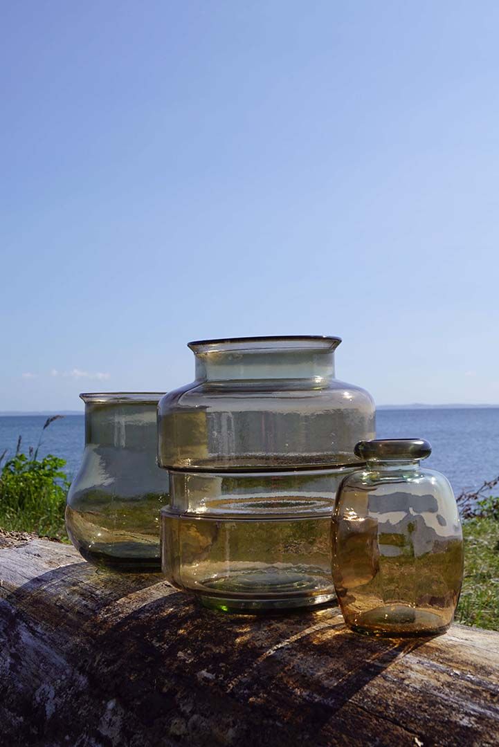 Trademark Living Shape glasvase S - røgfarvet