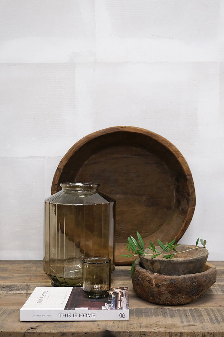 Trademark Living The Edge vase/skjuler - røgfarvet