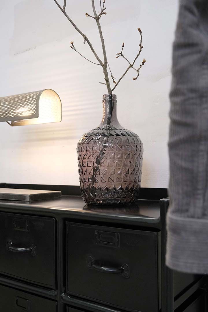 Trademark Living Saga kommode sort - 9 skuffer