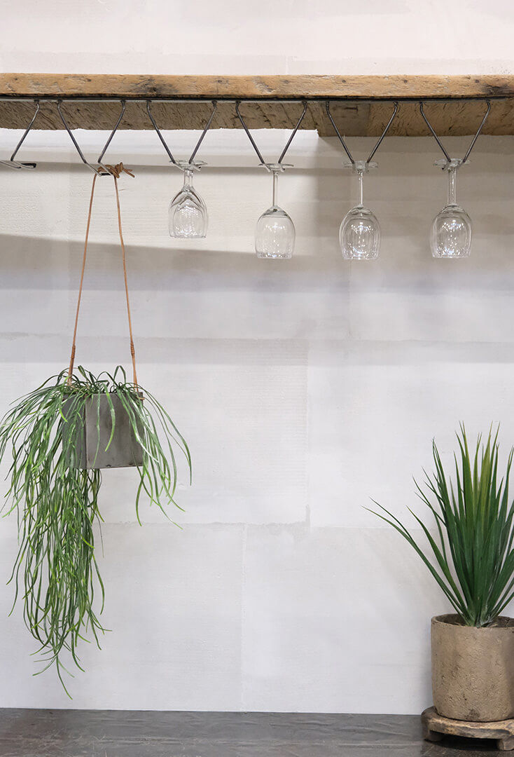 Trademark Living Sikasso jernpotte med læderstrop