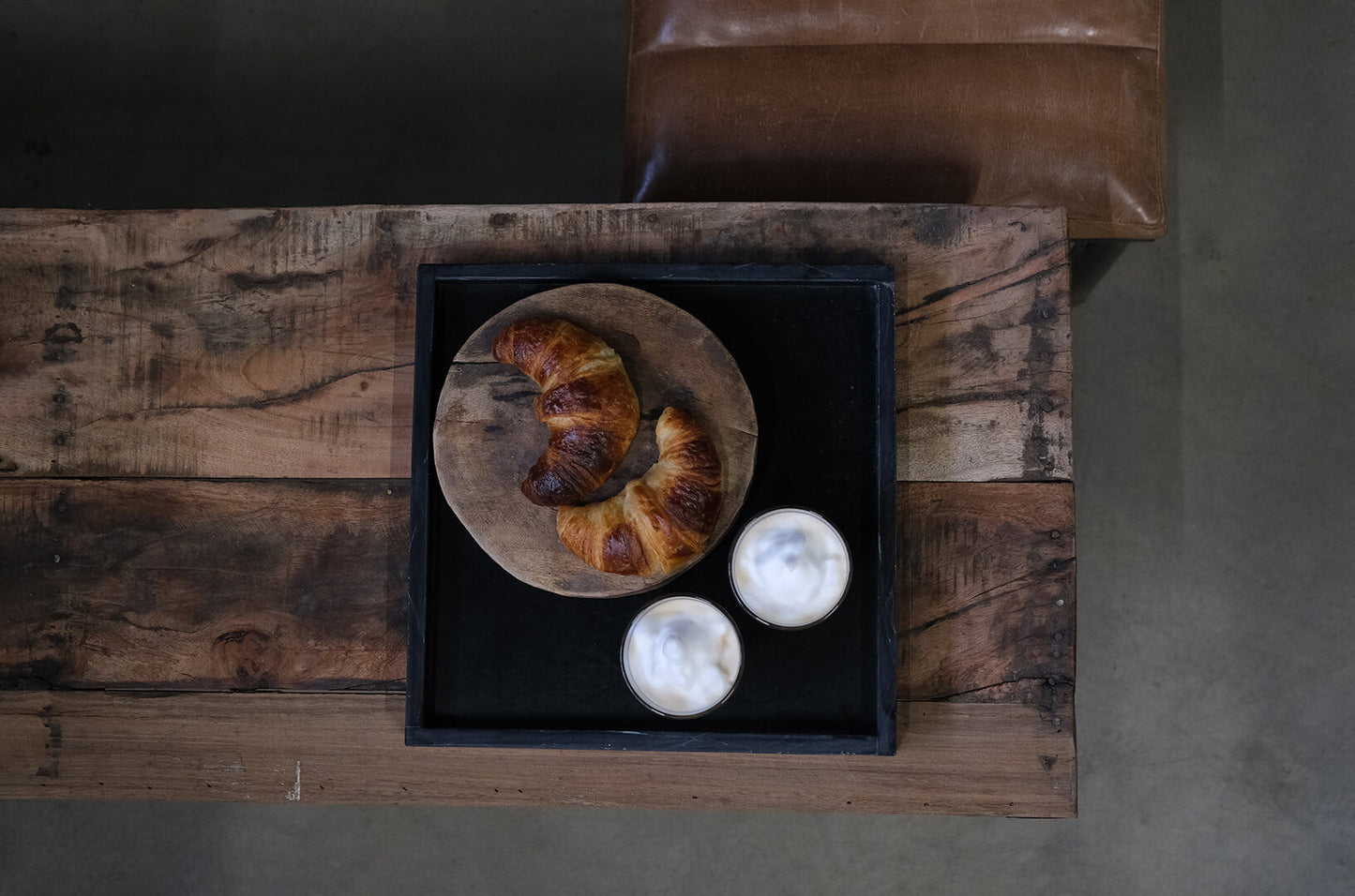 Trademark Living Marco kvadratisk marmor fad - sort