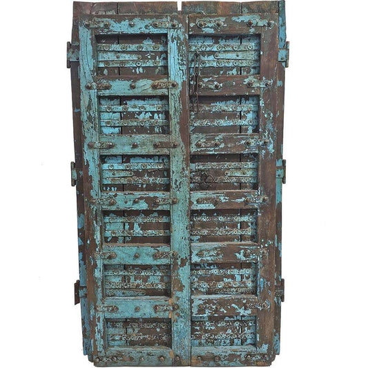 Trademark Living Gammel blå trædør