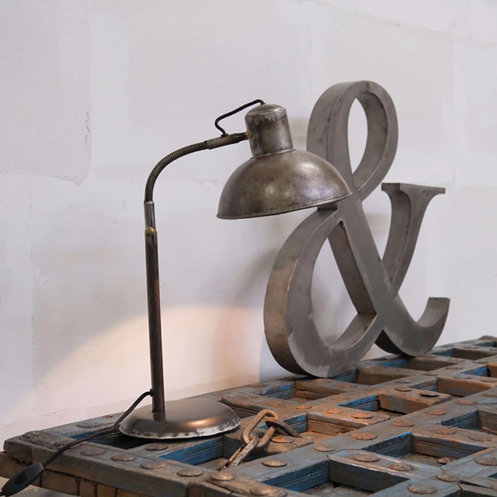 Retro bordlampe - jern
