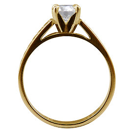 18K Gold Multi Stone Ring 0.68 cttw Diamonds
