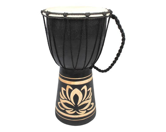 DJEMBE DRUM - LOTUS BLACK