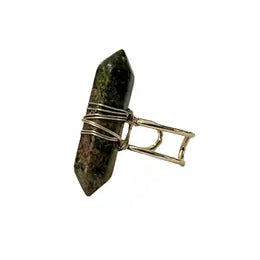 RING UNAKITE FACET