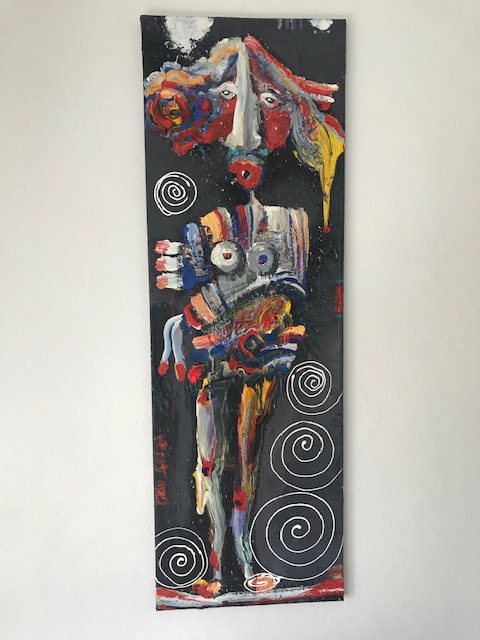 KJELD APPEL KOMPOSITION 120 x 40 cm