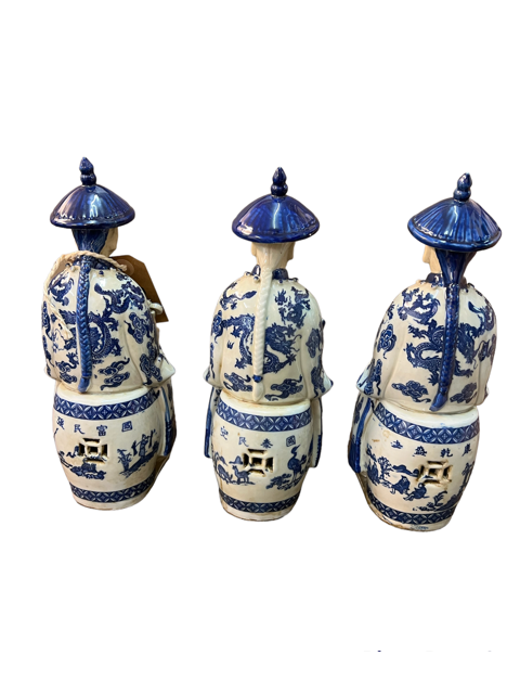 KINESISKE HUSGUDER BLUE SITTING