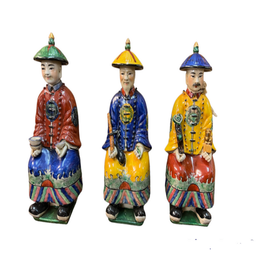KINESISKE HUSGUDER COLOUR SITTING