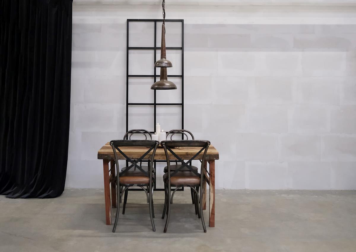 IRON DINING CHAIR METAL