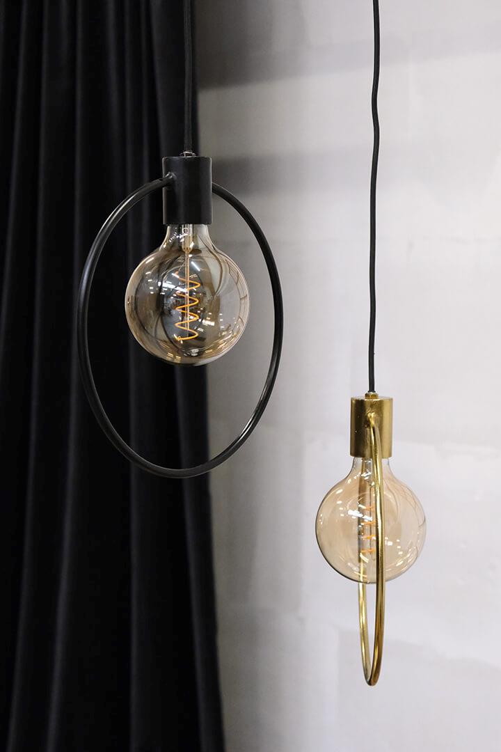 PENDANT LAMP IRON SIMPEL DESIGN BLACK