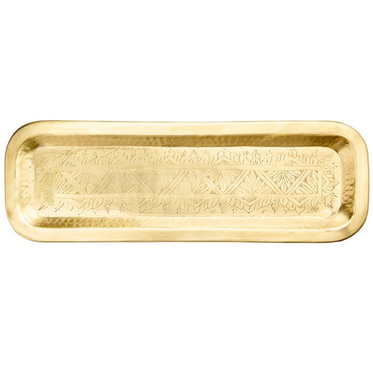 ELINA LONG GOLD TRAY SMALL