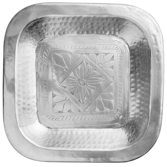 INDIAN SILVER TRAY SMALL