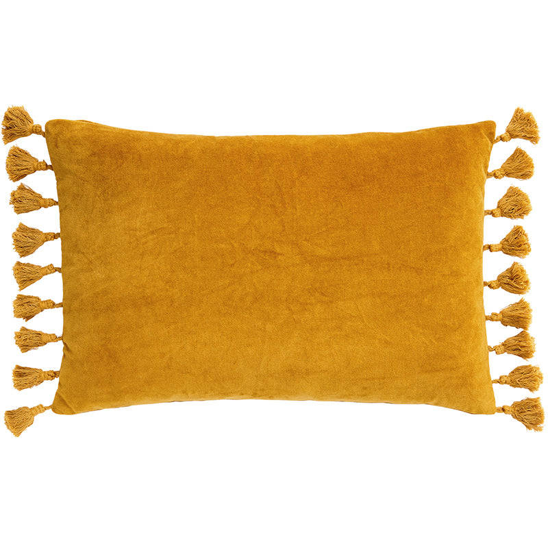 TABAC VELVET TASSEL 40 x 60 cm.