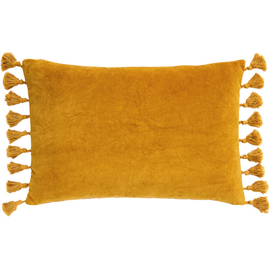 TABAC VELVET TASSEL 40 x 60 cm.