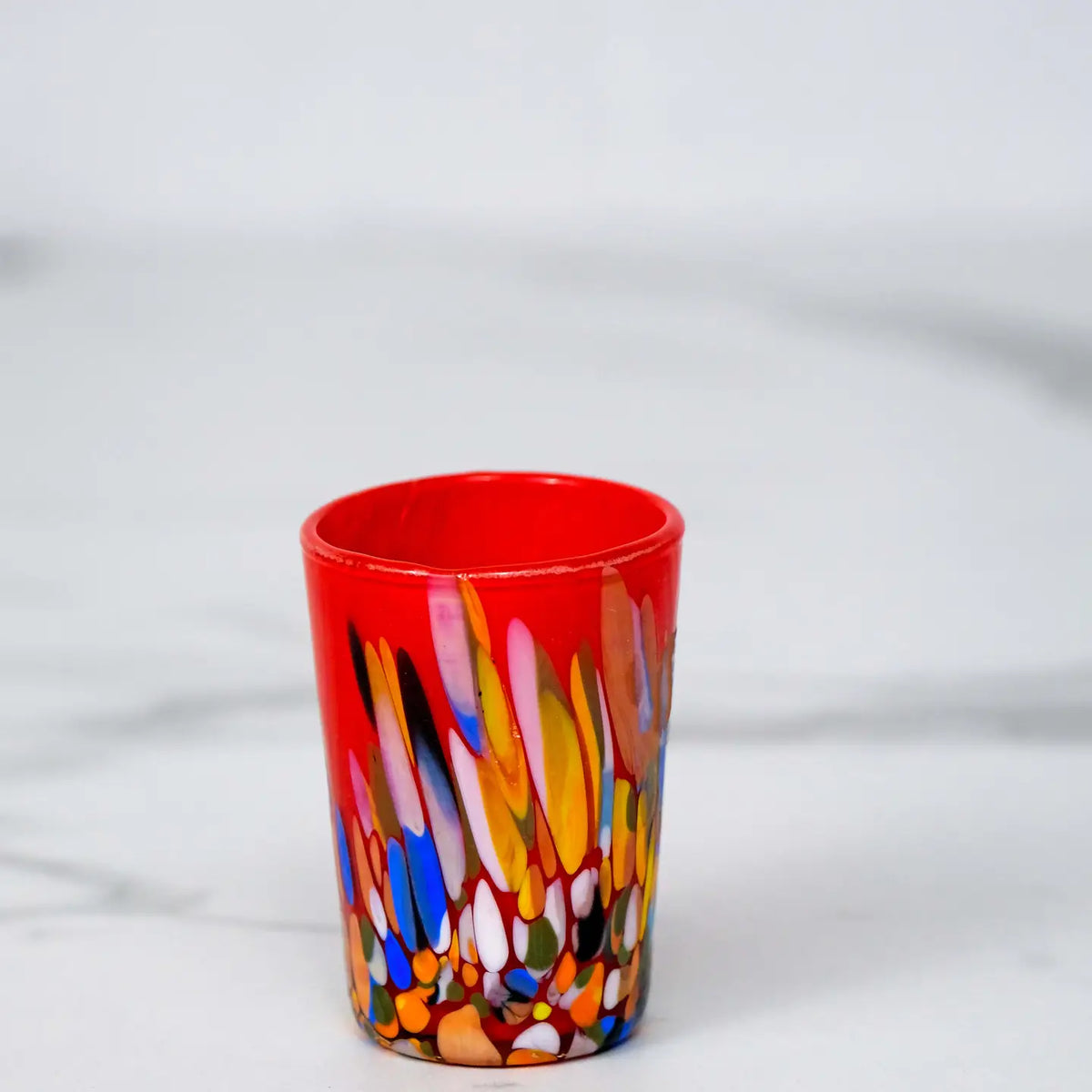 Cicchetto Kollektion Roma Rød i Murano-glas - Æske med 6 stk.