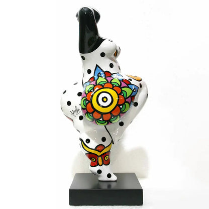 BLACK ISA - Håndmalet kunstfigur