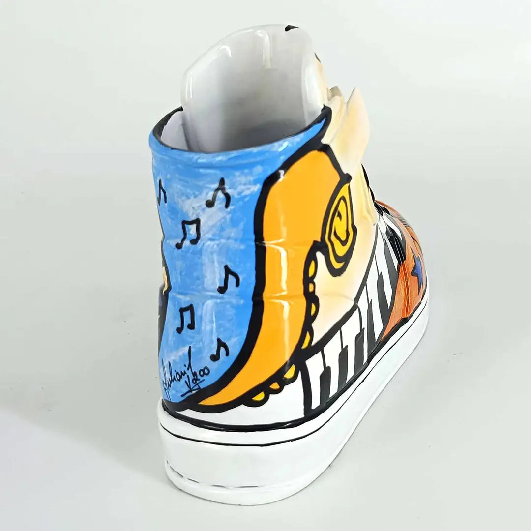 PICASSO PIANO DECO - Håndmalet kunstfigur