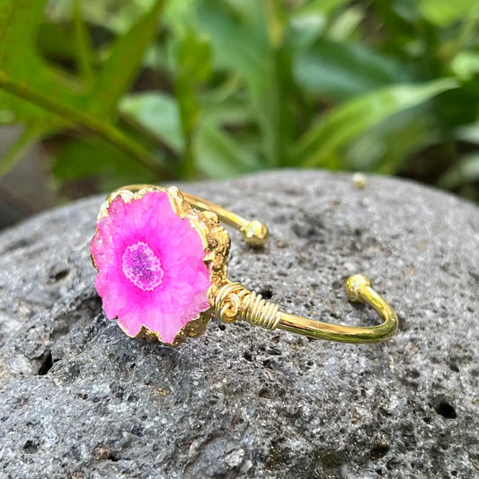 ARMBÅND PINK ROSENKVARTS