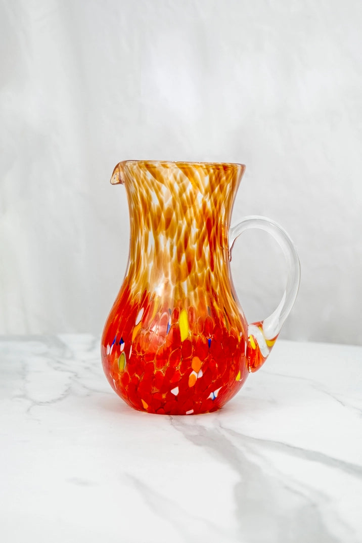Kande fra Elegance-kollektionen, rød, i Murano-glas, 1 l