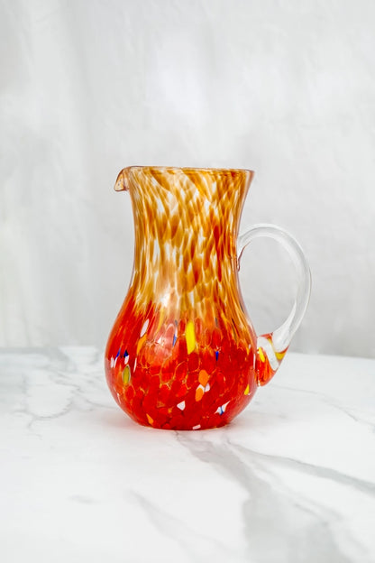 Kande fra Elegance-kollektionen, rød, i Murano-glas, 1 l