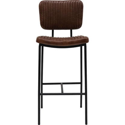 Trademark Living Astoria barstol - quiltet læder