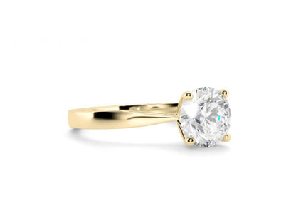 Solitairering 18 kt - Brillant 0,31 ct