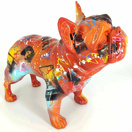 Fransk Bulldog – Håndmalet kunstfigur