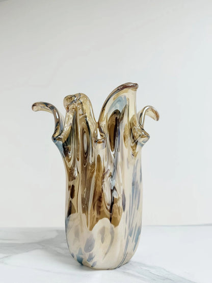 Vaso Giusy, mellemstor vase i Murano glas - H 25 cm.
