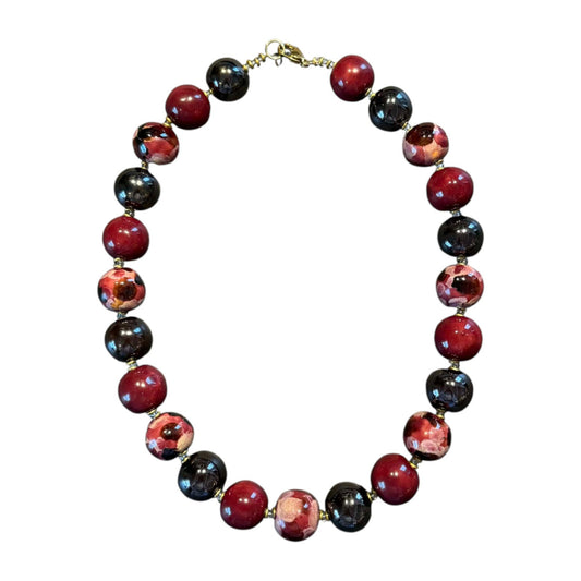 Perlekæde - Candy ting - Bordeaux mix