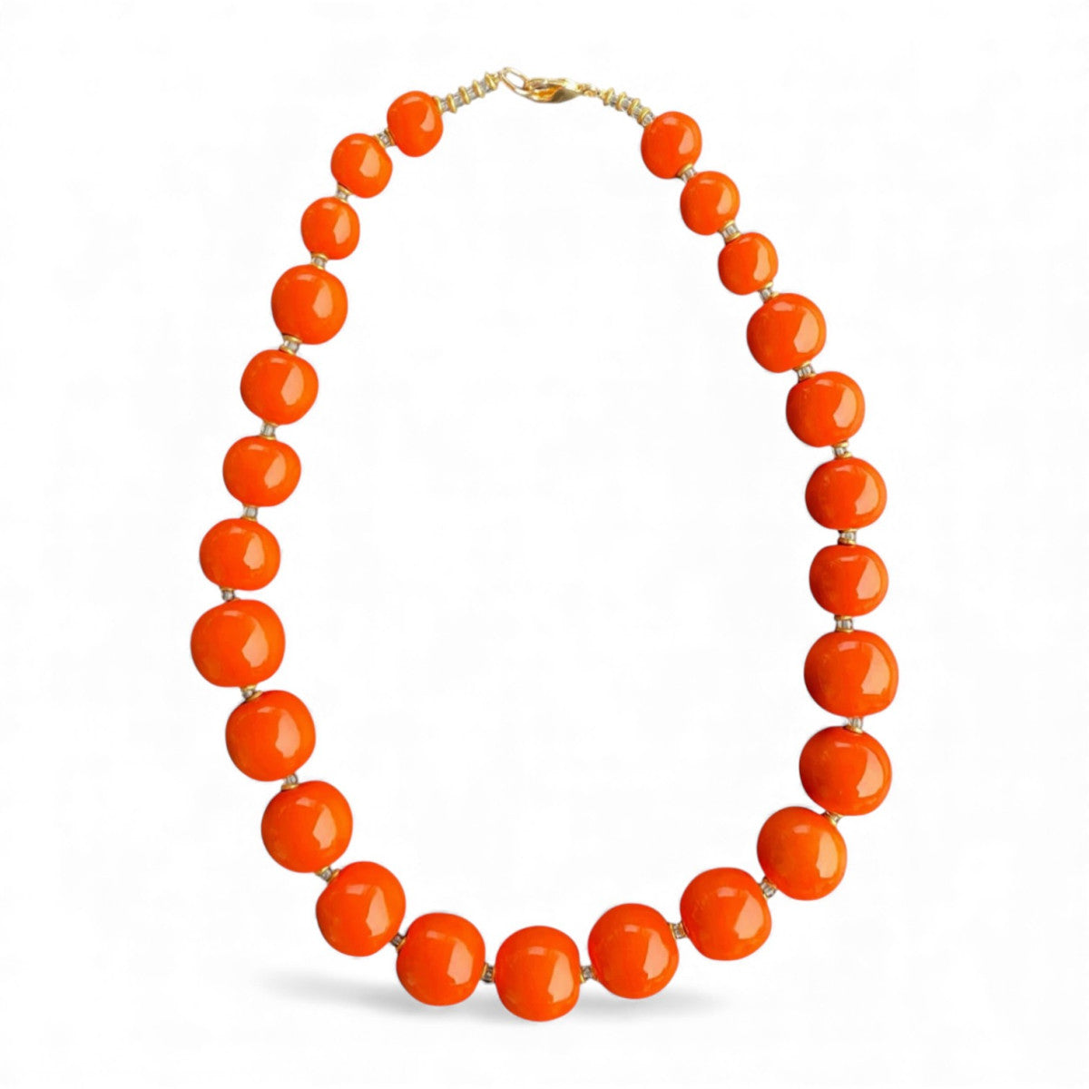 Perlekæde - Mini Tango - Orange