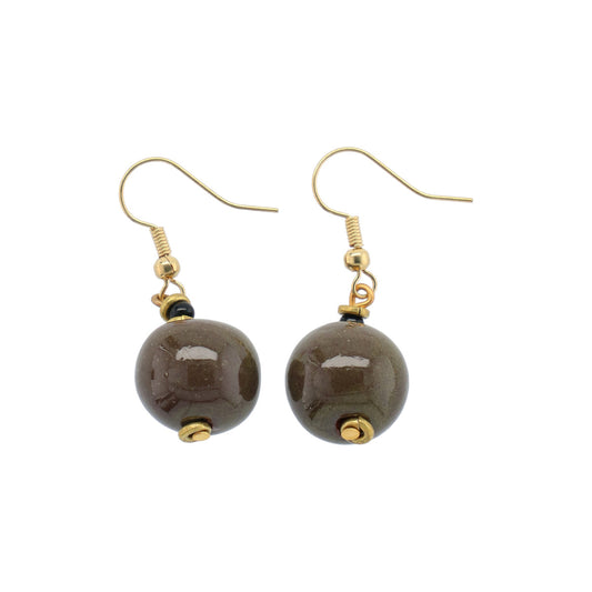 Perleøreringe - Round - Dinner Mustard