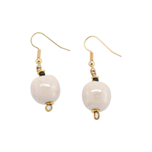 Perleøreringe - round - fudge mop