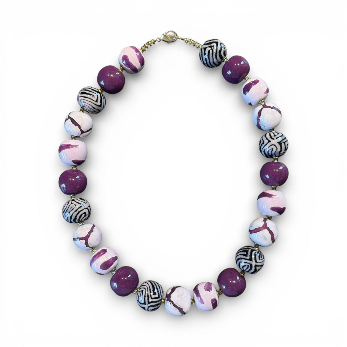 Perlekæde - Candy ting - Purple match