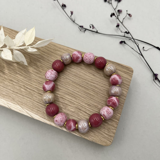 Perlearmbånd elastik - Perlen