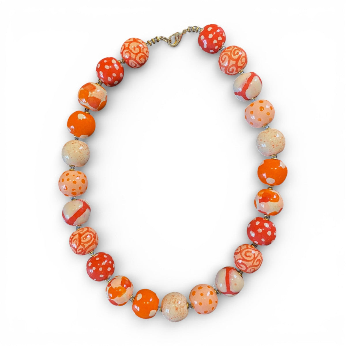 Perlekæde - Candy ting - Orange Blossom