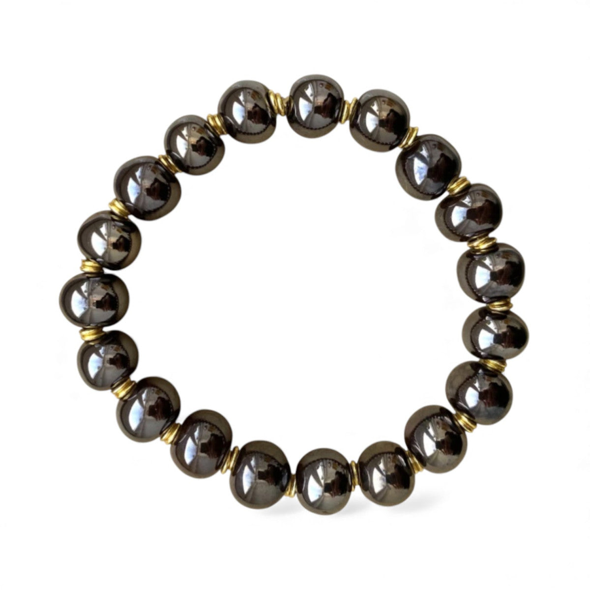 Perlearmbånd - Antique gold