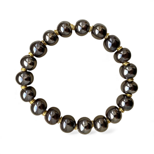Perlearmbånd - Antique gold