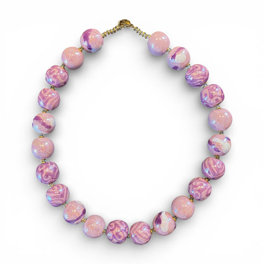 Perlekæde - Candy ting - Violet ice