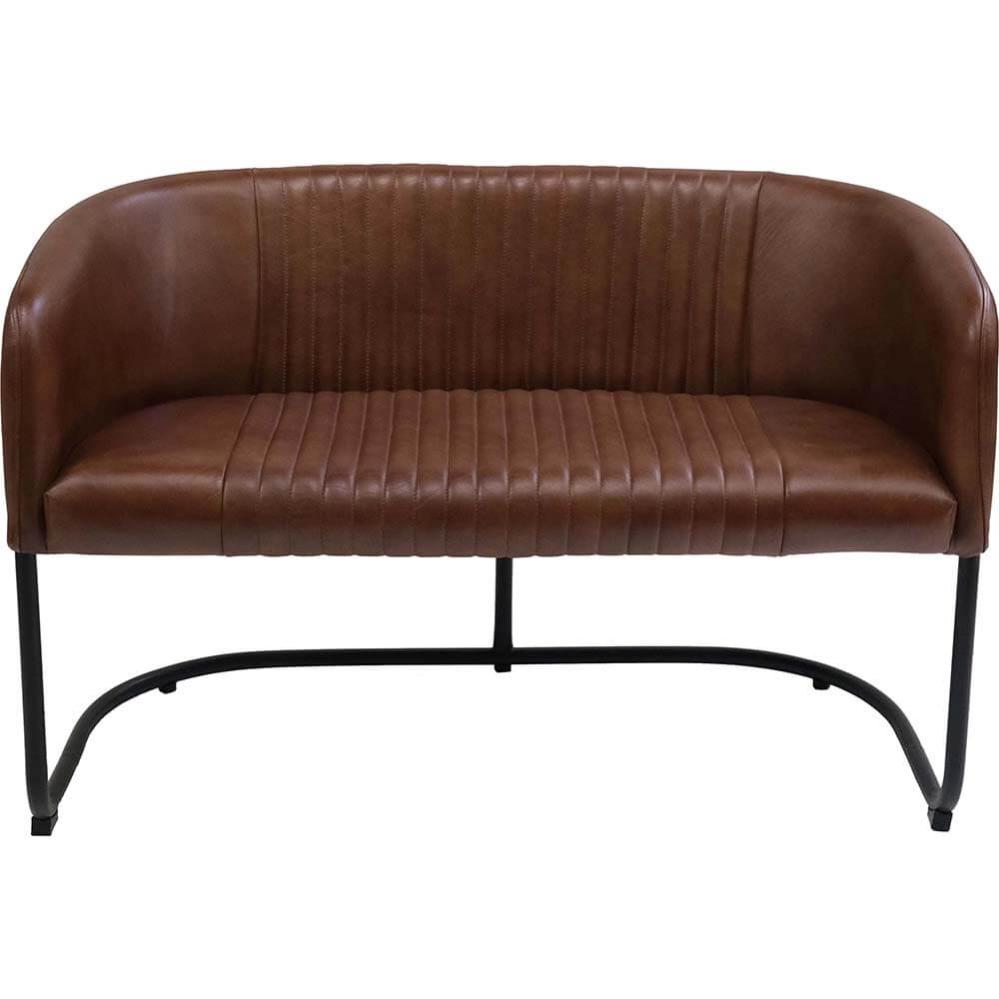 Loungesofa i bøffellæder.