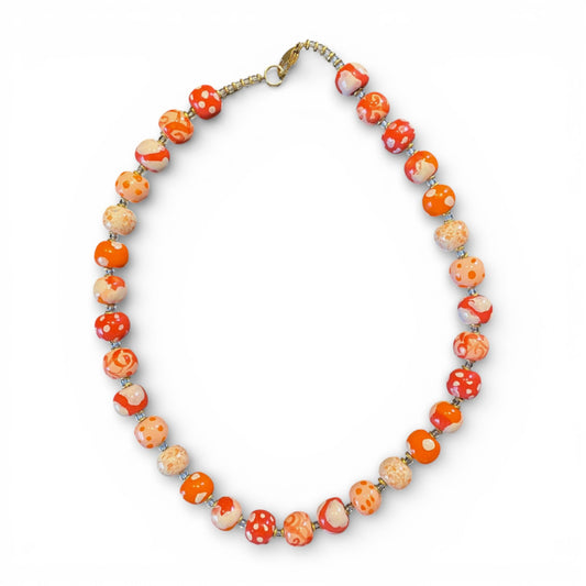 Perlekæde - Kanga - Orange blossom