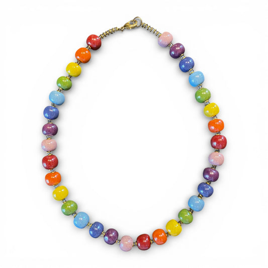 Perlekæde - Kanga - Regnbue